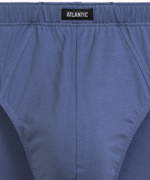 Мужские трусы слипы классика Atlantic, набор 2 шт., хлопок, деним + тёмно-синие, 2RMP-006