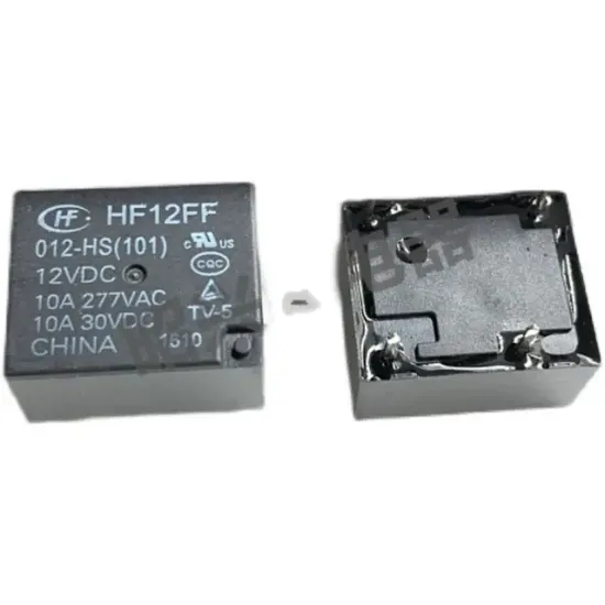 Реле электромагнитное HF12FF-12VDC (TRCF)     ( 1 группа )