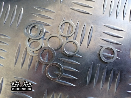 ШАЙБА 1 мм НА УВЕЛИЧЕНИЕ ВТУЛКИ / толстый вал DIO AF / ZX