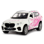 Модель ин. мет. "BMW X5" для дев. 12см, двери, багаж, белый X5-12GRL-WH (Технопарк)