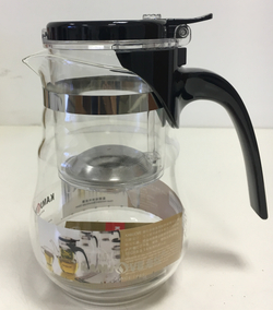 183535 Чайник изипот Kamjove TP-835 650мл стекло/пластик.Без носика,крышка на защелке. H=16, d=8,5