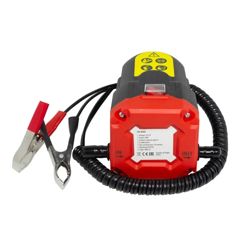 Насос для перекачки дизельного топлива(12V, 60W, 70dB, max t работы-30мин, 0.2-1.5 л/мин) Forsage F-HC800