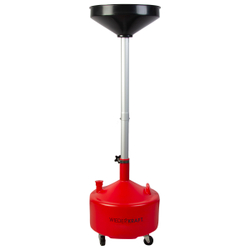 WDK-A30L Маслосборник для слива технических жидкостей с воронкой. Пластиковый бак 30 л