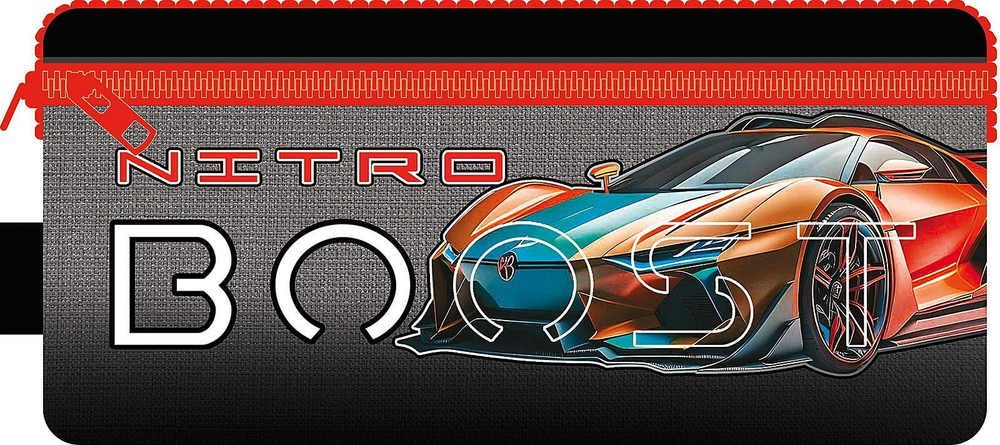 Пенал-косметичка, печать на кармане с ручкой 200*90*40 "Nitro 2025"