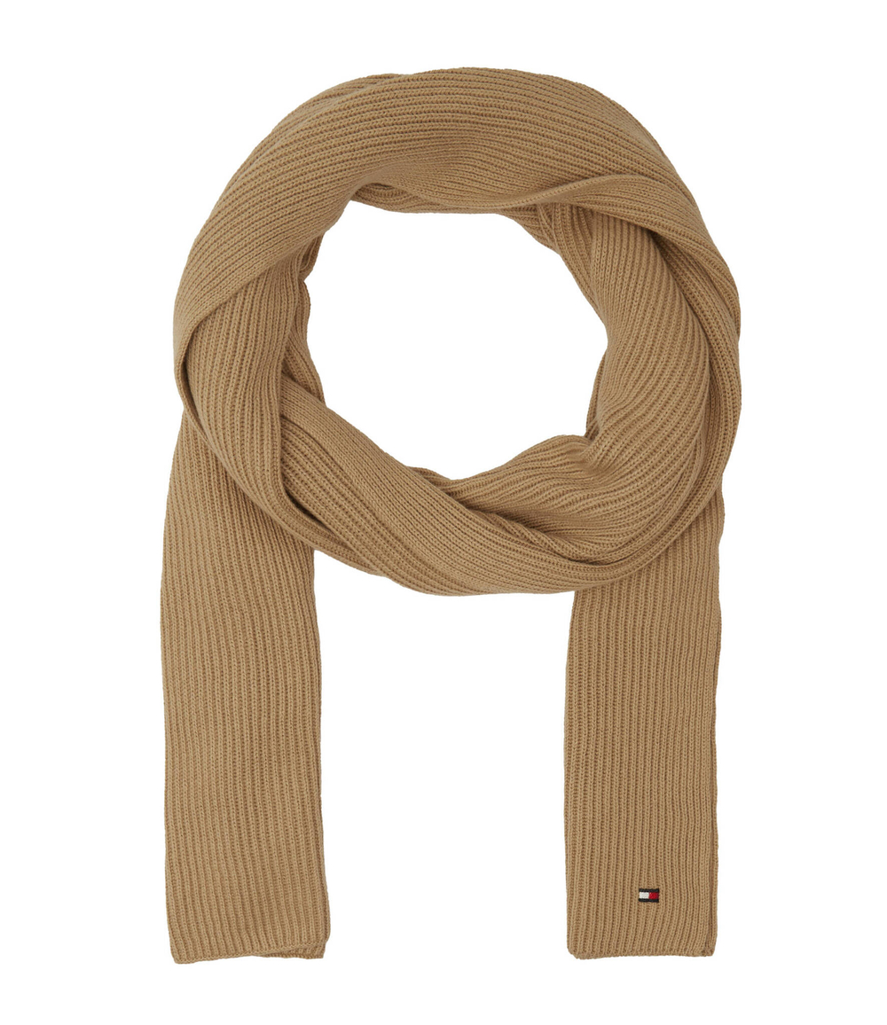Шаль ESSENTIAL FLAG SCARF Tommy Hilfiger - светло-коричневый(AW0AW15348)