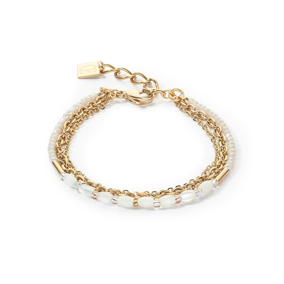 Браслет Coeur de Lion White-Gold 6005/30-1416