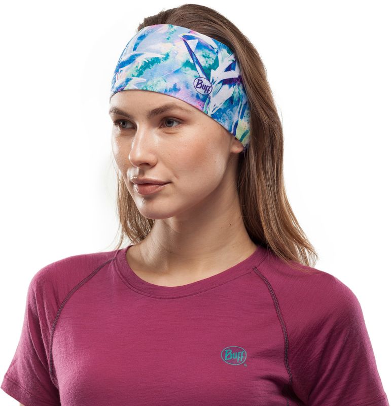 Повязка на голову спортивная Buff Headband CoolNet Aralia Multi Фото 2