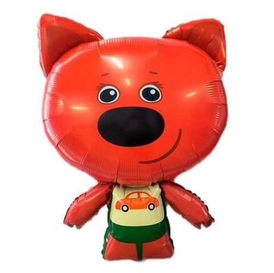 Р Ми-ми-мишки Лисичка, фольгированный шар  25"/64 см