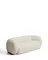 Трехместный диван Martina из шенилла цвета экрю, 246 см