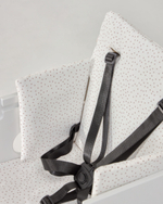 Подушка для стульчика Nuun в розовый горошек 100% органический хлопок (GOTS)