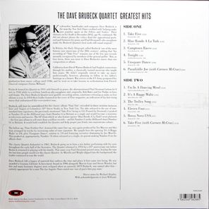 Dave Brubeck Quartet / Greatest Hits (Coloured Vinyl)(LP)