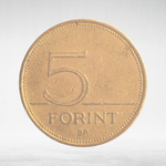 Hungary, 5 Forint, 1993, VF