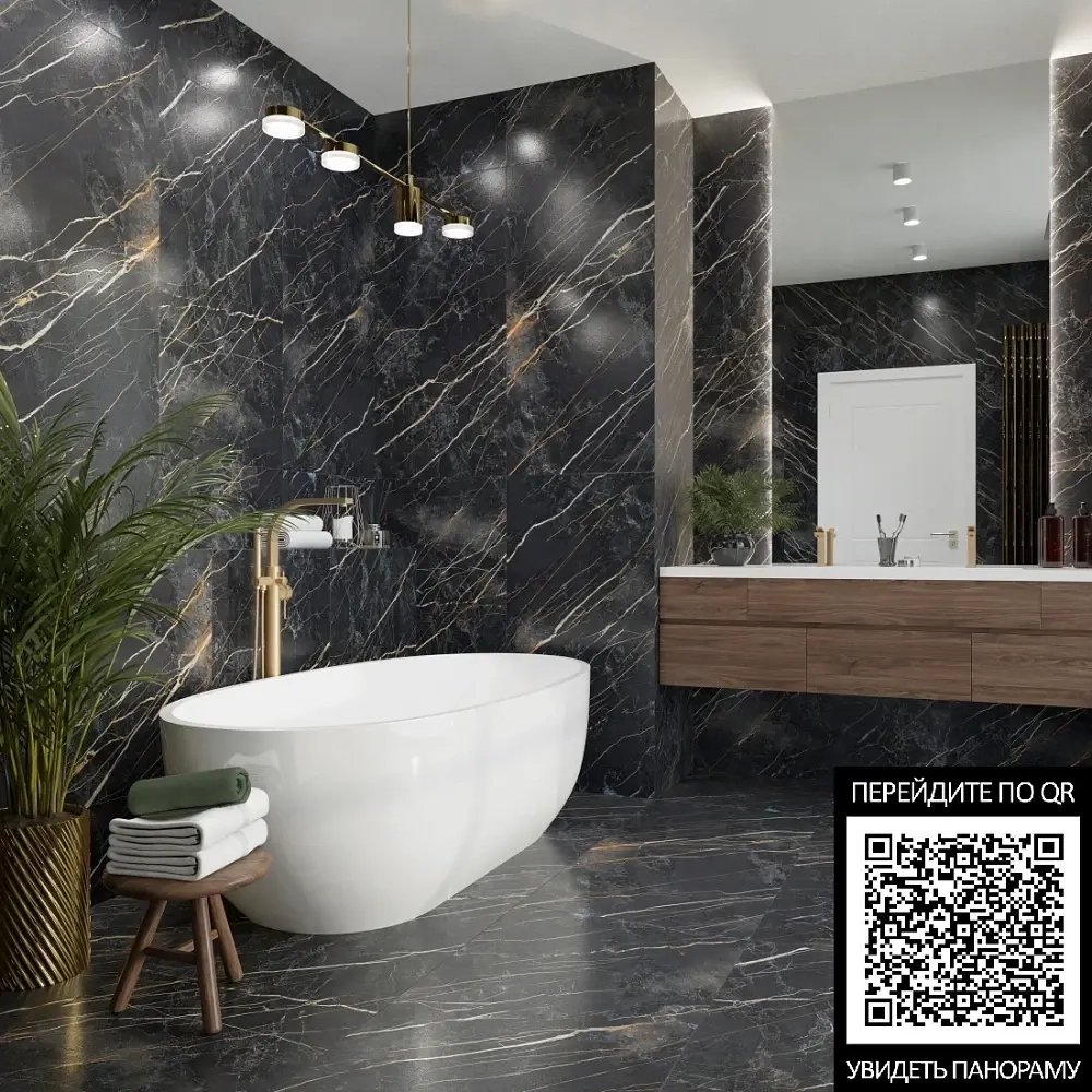Керамогранит Primavera Namibia Black Grit Granula 60x120 см (GG202)