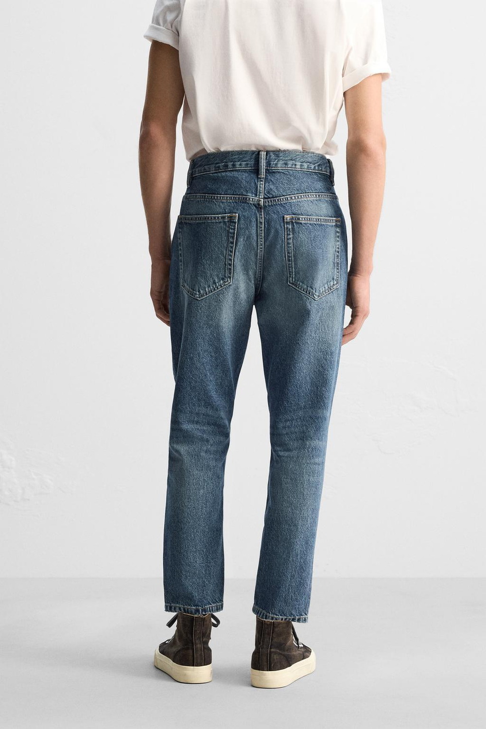 Джинсы slim cropped-fit