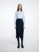 Merino wool skirt