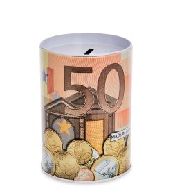 BX-229/3 Металлическая копилка «50 Евро» 12см