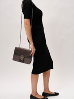 Сумка Deboro 30310 серо-сливовый