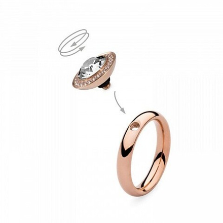 Шарм Qudo Tondo Deluxe crystal 647150 BW/RG