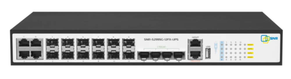 Коммутатор управляемый SNR SNR-S2995G-12FX-UPS