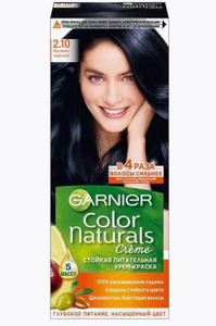 КРАСКА ДЛЯ ВОЛОС COLOR NATURALS ТОН 210 ЧЕРНЫЙ ОПАЛ
