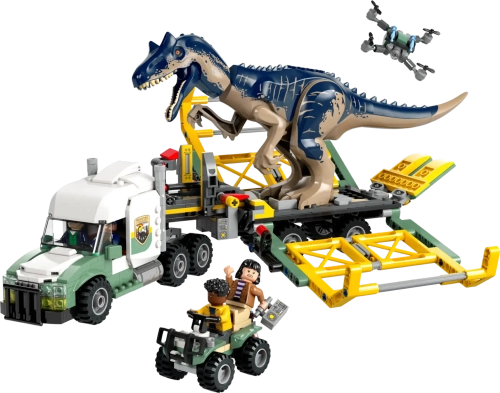 Конструктор LEGO Jurassic World 76966 Миссии динозавров: Транспортный грузовик Аллозавра