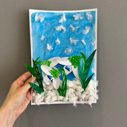 Поделка "Подснежник"