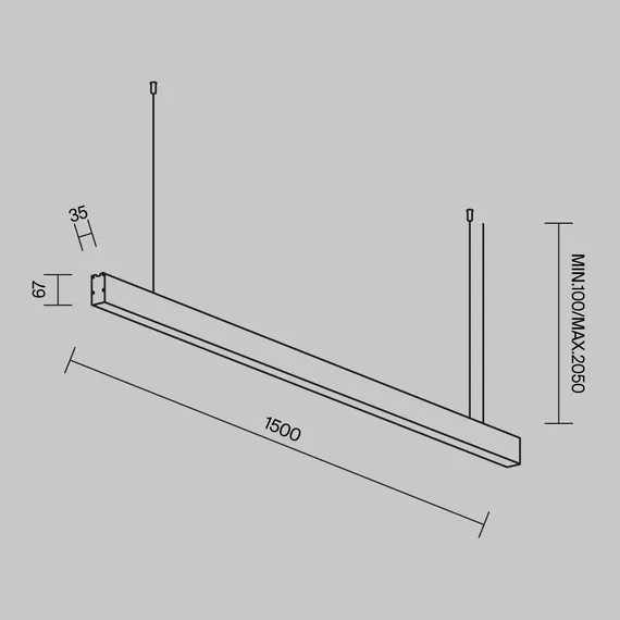 Линейный светильник Technical LL312046