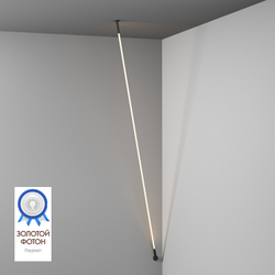 DK7505-BK Cветильник-трос в оплетке FLEX со светодиодом 5м 24V DC 86W 360° 3000К IP20 черный Цветопередача: &amp;gt;90, Световой поток: 3850Лм