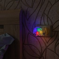 DTL-301-Месяц со звездочкой-RGB-4LED-0.5W Светильник-ночник. Без выключателя. Блистер