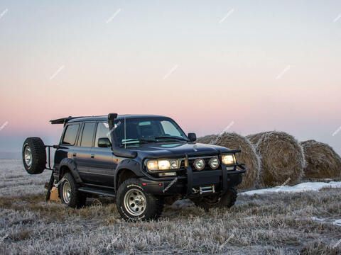 Расширители арок Toyota Land Cruiser 80 (перед-зад 80 мм)