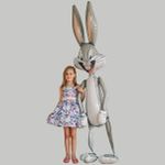 Шар фигура ходячая, фольга, "Багз Банни" (АN), 82"/208 см