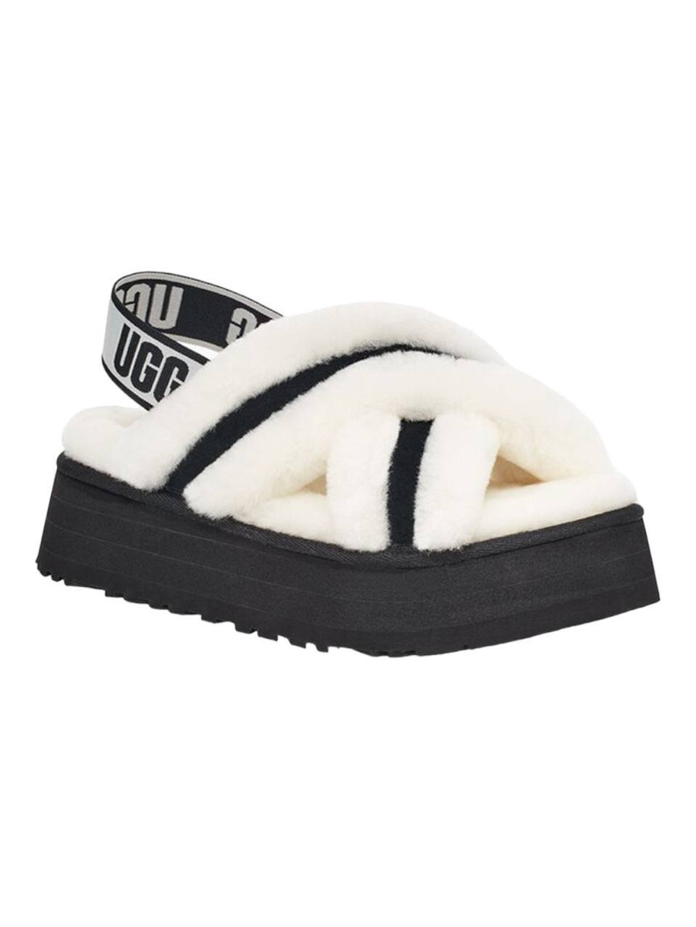 Ugg W Disco Cross Slide White