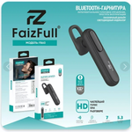 Bluetooth - гарнитура FaizFull FAIZ 60 ENC, TWS вакуумные, 30/300mAh Black