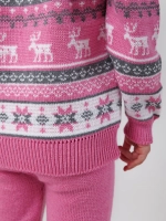 Кофта вязаная на молнии