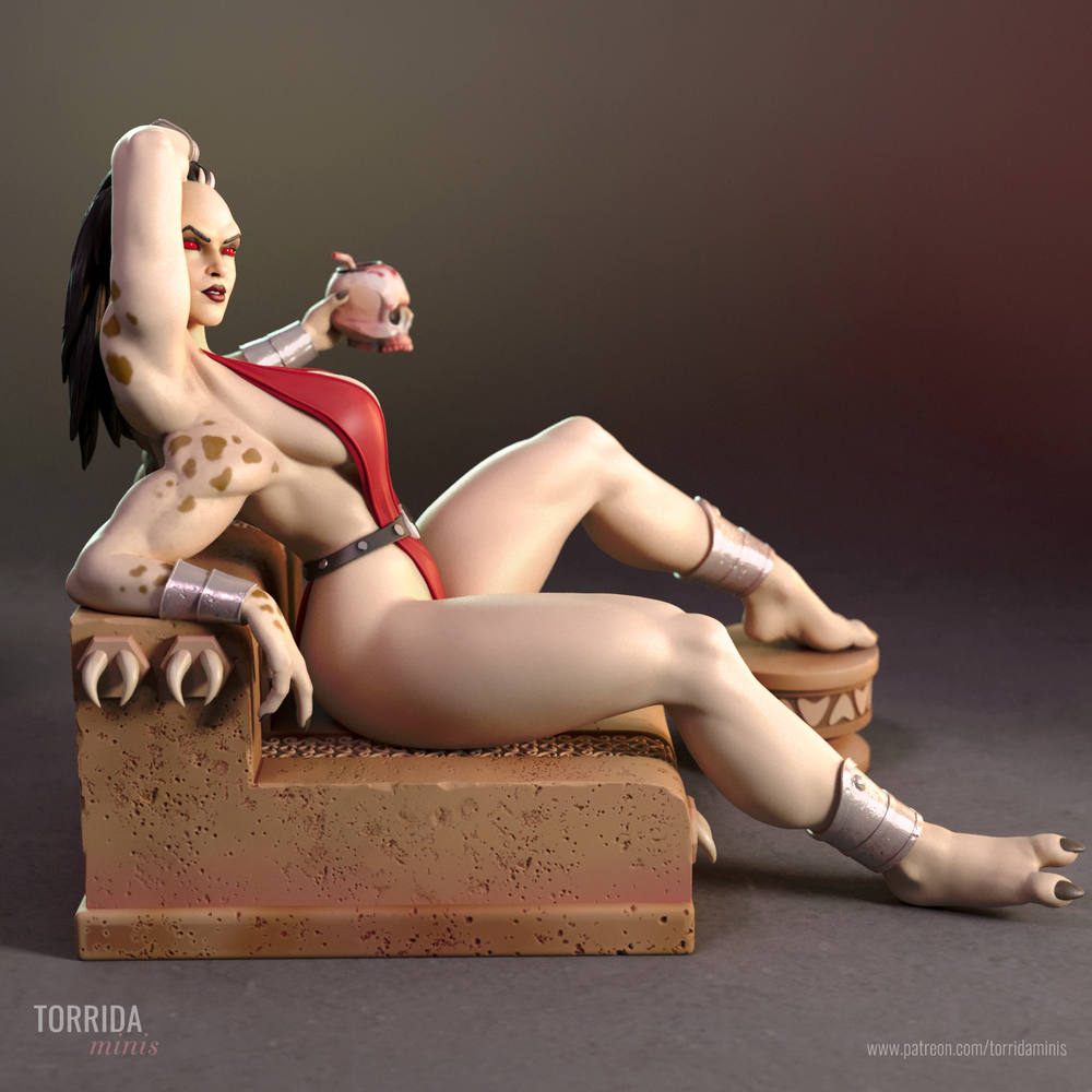 Фигурка Шива Мортал комбат Sheeva Mortal Kombat mk nsfw