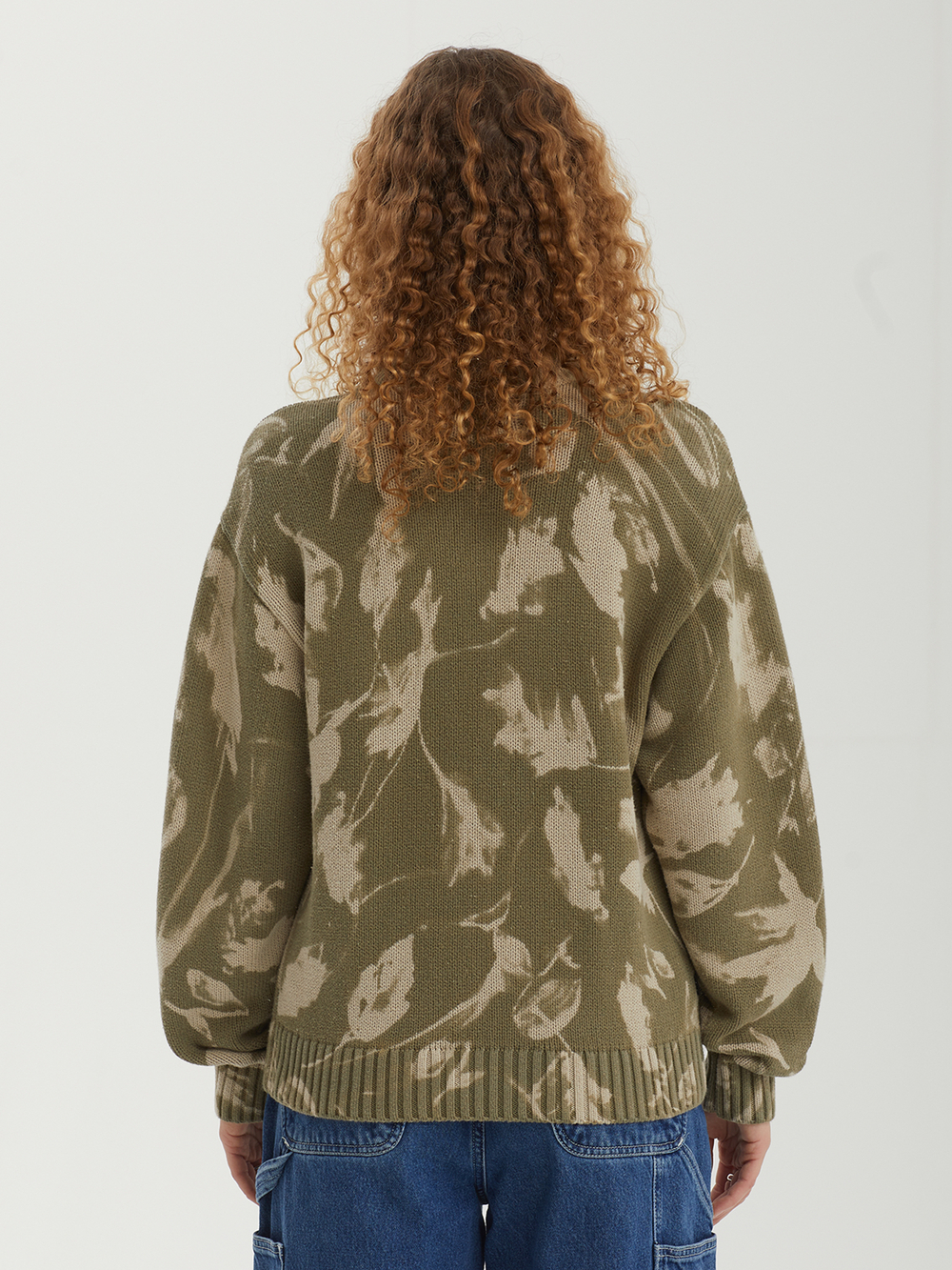 Женский Свитер Leaves