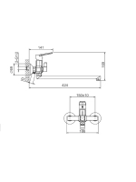 B22715-3 Смеситель для ванны BELZ