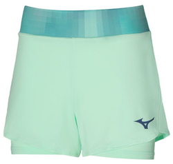 Женские Шорты теннисные Mizuno Flex - Мятный