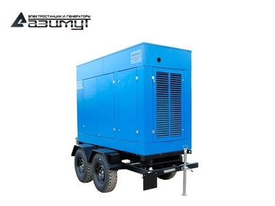 Дизельный генератор Азимут ЭД-140-Т400-1РПМ11 Azimut на шасси в капоте
