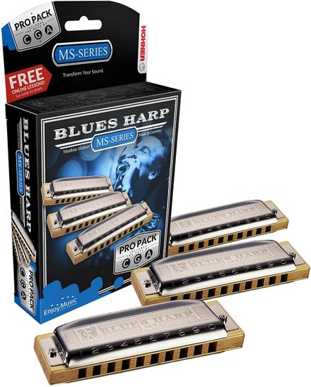 Губная гармоника диатоническая HOHNER Blues Harp 532/20 MS CGA