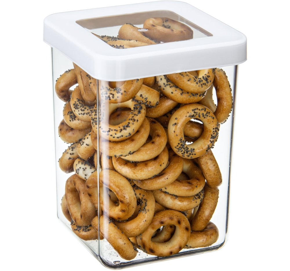 Емкость для сыпучих продуктов СТЕП 1,0л 10х10х14см