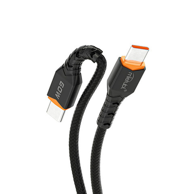 Кабель Mietubl MTB-DCTTPD03 Type-C-Type-C PD60W 3A 1м Nylon Black