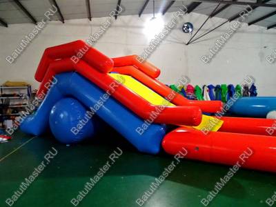 Надувная водная горка «Пляжный драйв», 8,5*3*3 м, герметичная