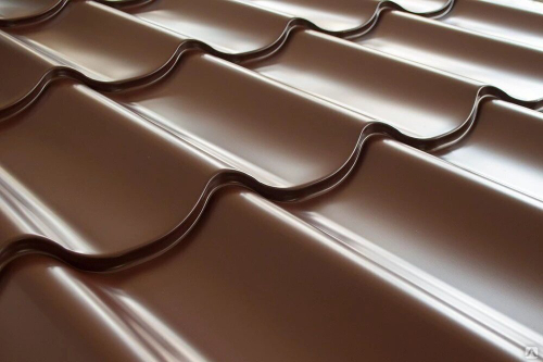 Металлочерепица 0,40х1190 RAL8017 Коричневый