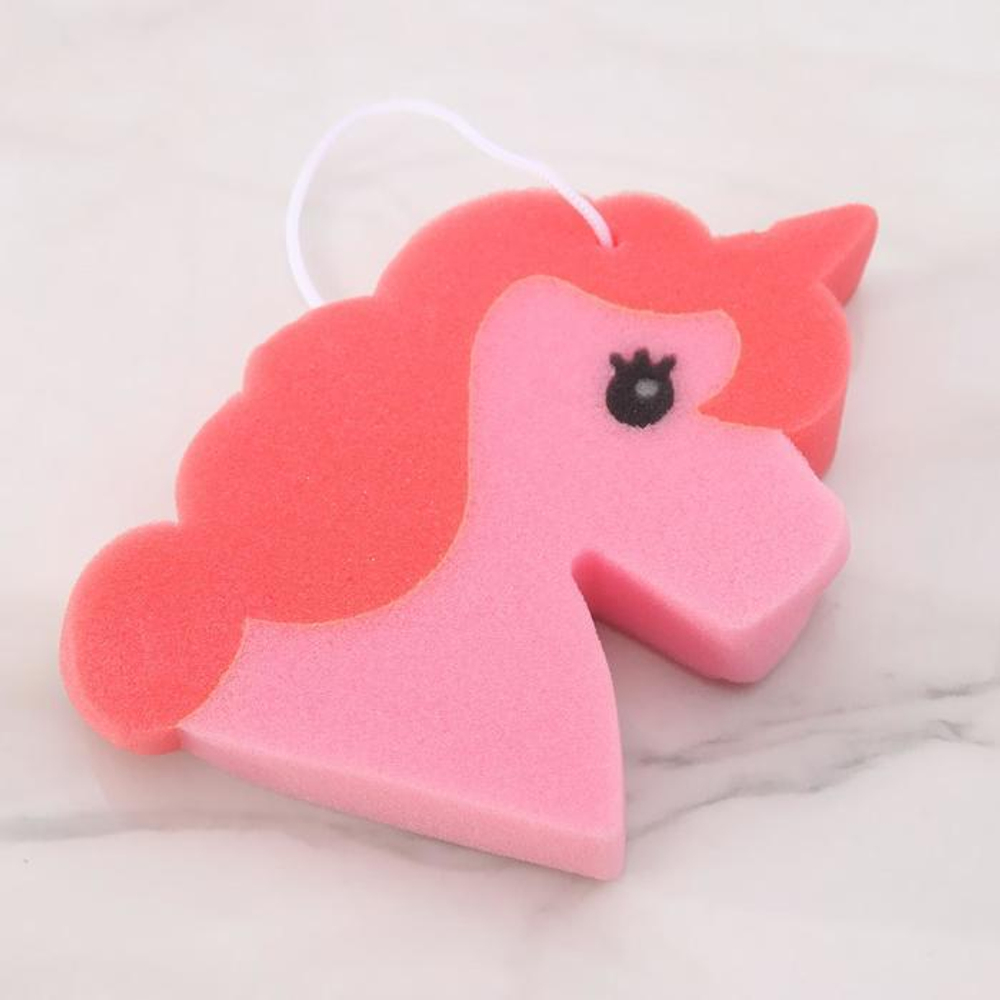 Губка "Единорожка", цвет голубой/розовый 4430137