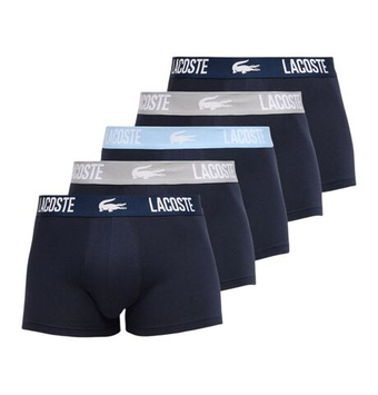 Мужские спортивные боксеры Lacoste Stretch Cotton Trunks 5P - multicolor
