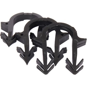 Скоба якорная Stout для труб с двойным креплением, цвет чёрный (SMF-0004-001620)