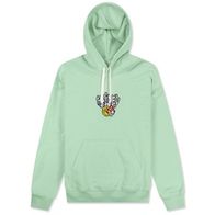 Худи HAIDED DISTORTED SMOKE, мятный