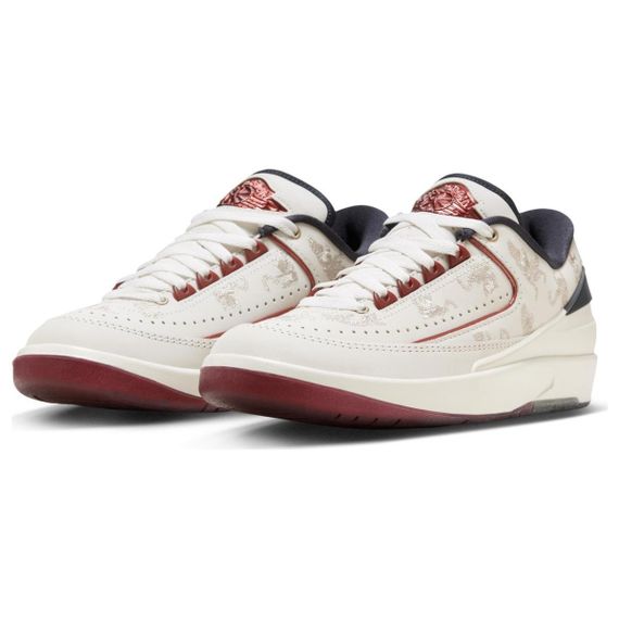 Джордан Эйр Джордан 2 Подвесные баскетбольные мячи Низкий Потолок Белый Женский