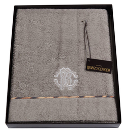 Полотенце 100х150 Roberto Cavalli Basic Grey Италия